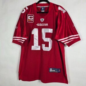 Reebok NFL San Fransisco 49ers Crabtree 15 Mens Size 50 Red Football Jersey